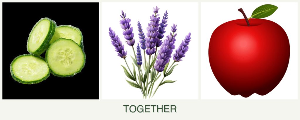 Can you plant cucumbers, lavender and apples together?
