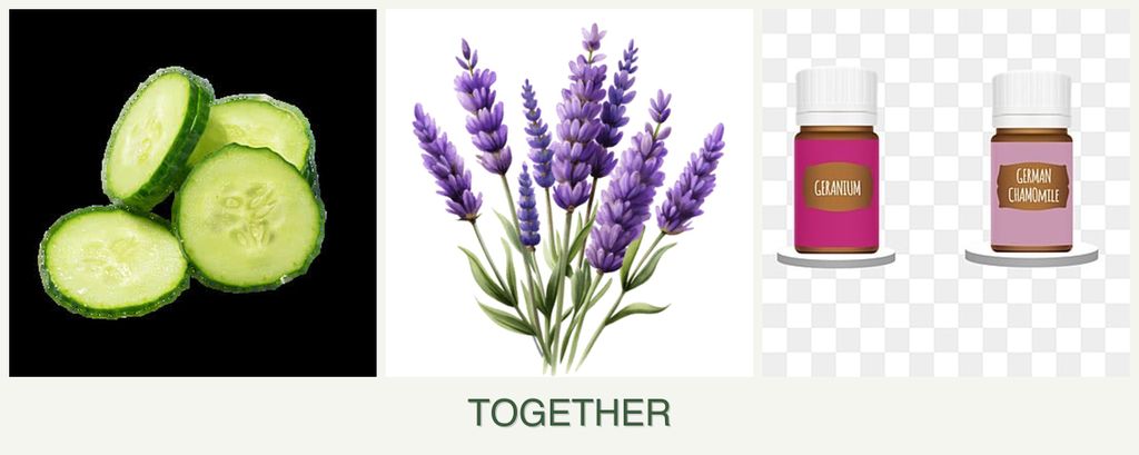 Can you plant cucumbers, lavender and geraniums together?