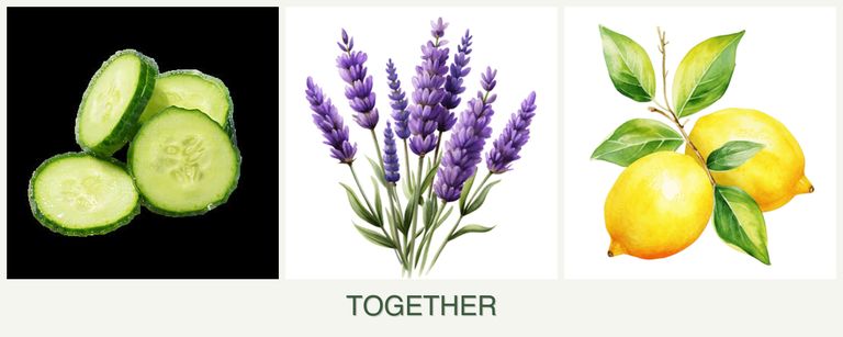 Can you plant cucumbers, lavender and lemons together?