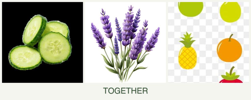Can you plant cucumbers, lavender and pears together?