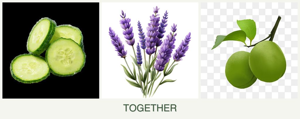 Can you plant cucumbers, lavender and plums together?