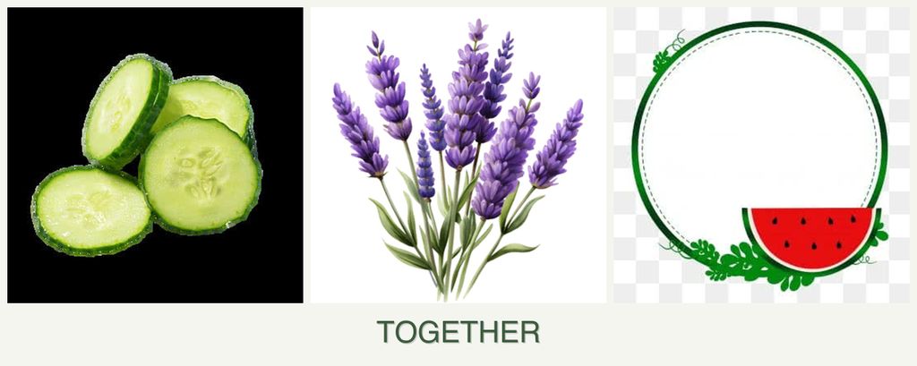 Can you plant cucumbers, lavender and watermelons together?