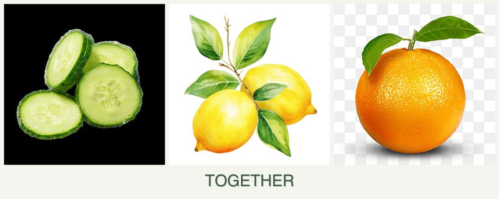 Can you plant cucumbers, lemons and oranges together?
