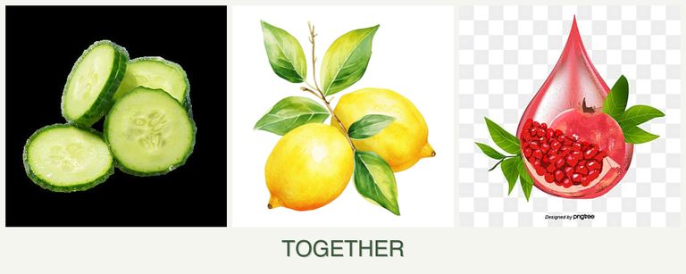 Can you plant cucumbers, lemons and pomegranates together?