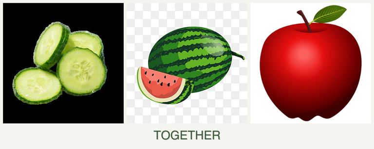 Can you plant cucumbers, melons and apples together?