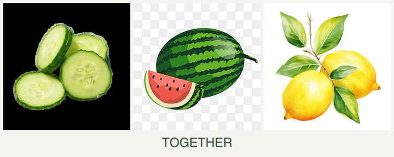 Can you plant cucumbers, melons and lemons together?