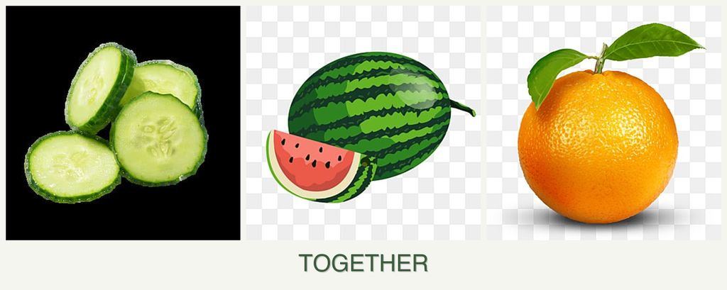 Can you plant cucumbers, melons and oranges together?