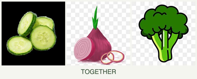 Can you plant cucumbers, onions and broccoli together?