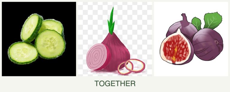 Can you plant cucumbers, onions and figs together?