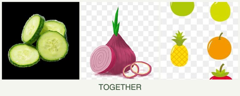Can you plant cucumbers, onions and pears together?