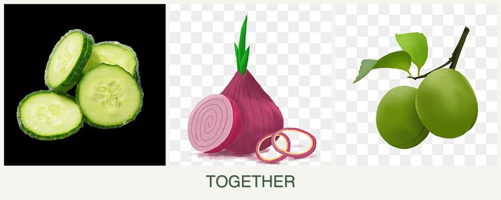 Can you plant cucumbers, onions and plums together?