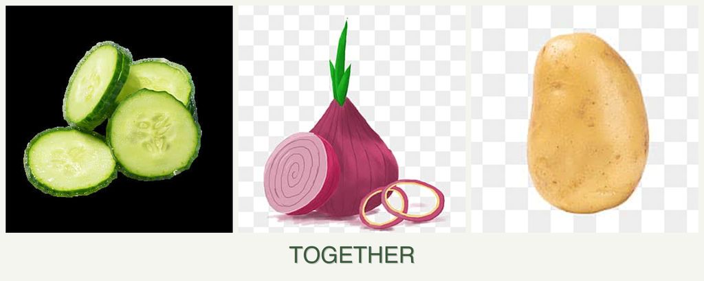 Can you plant cucumbers, onions and potatoes together?