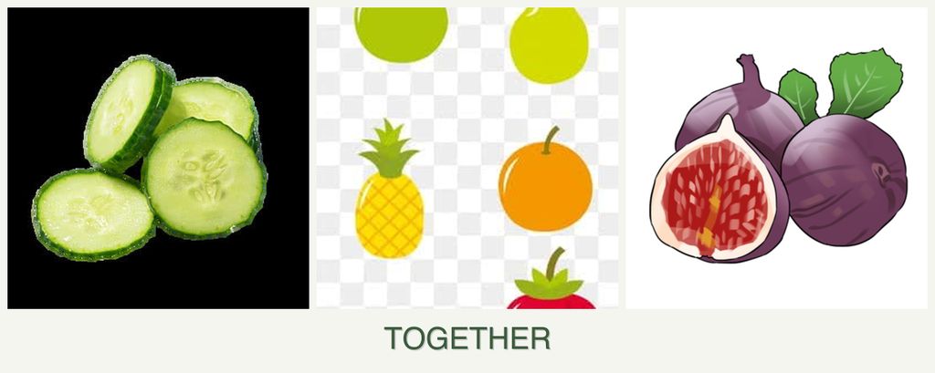 Can you plant cucumbers, pears and figs together?