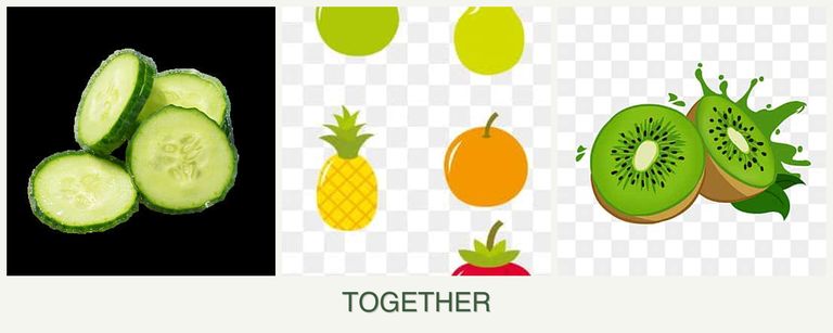 Can you plant cucumbers, pears and kiwi together?
