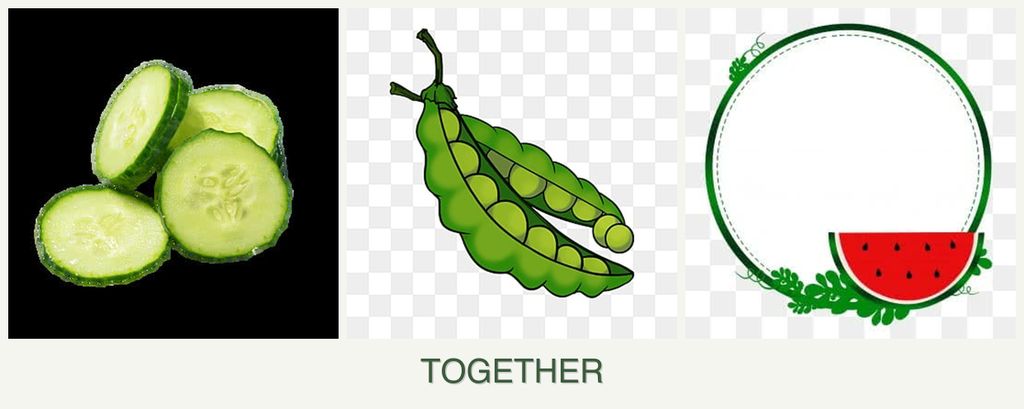 Can you plant cucumbers, peas and watermelons together?