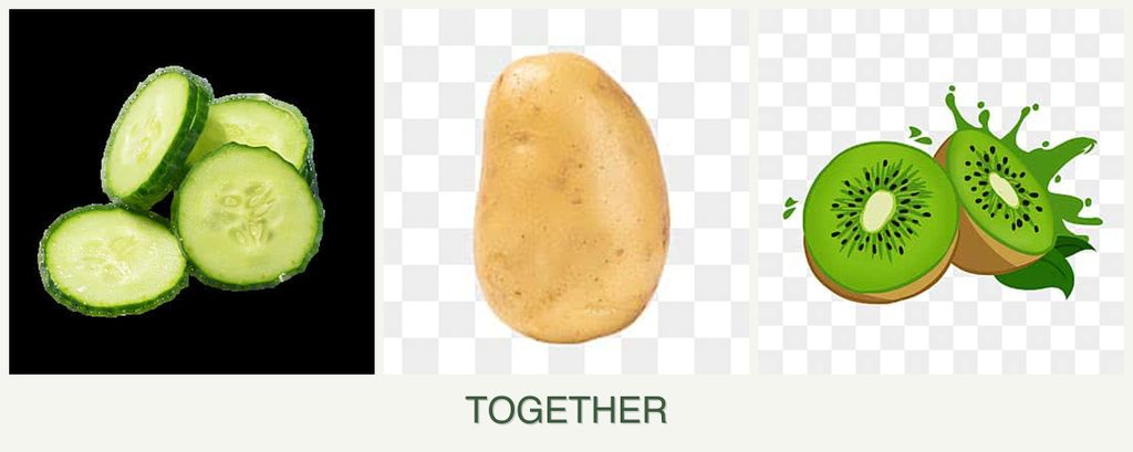 Can you plant cucumbers, potatoes and kiwi together?