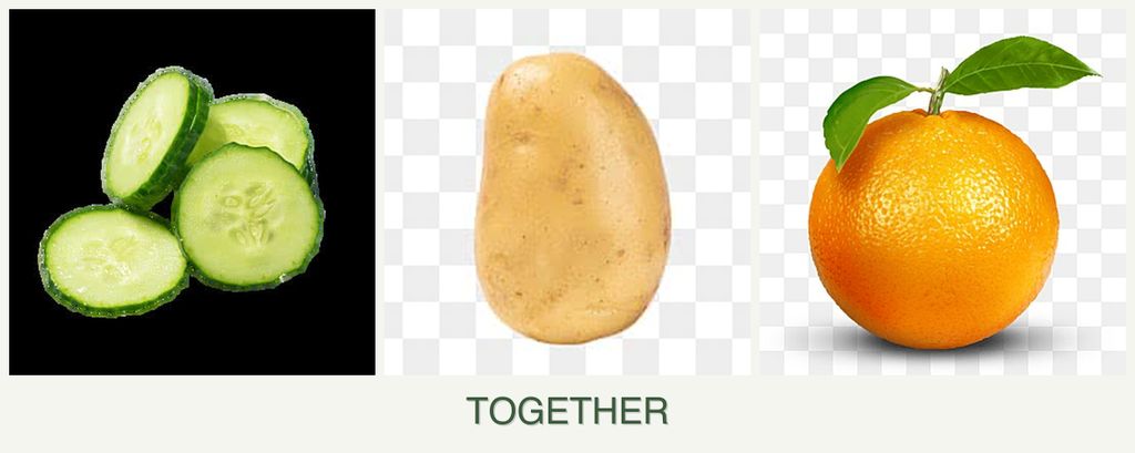 Can you plant cucumbers, potatoes and oranges together?