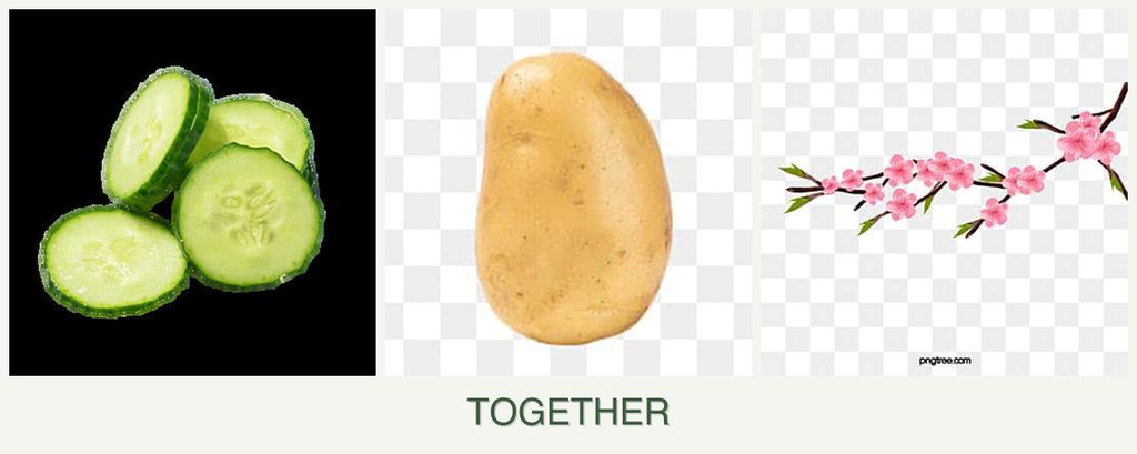 Can you plant cucumbers, potatoes and peaches together?