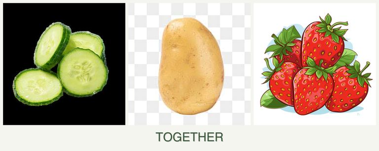 Can you plant cucumbers, potatoes and strawberries together?