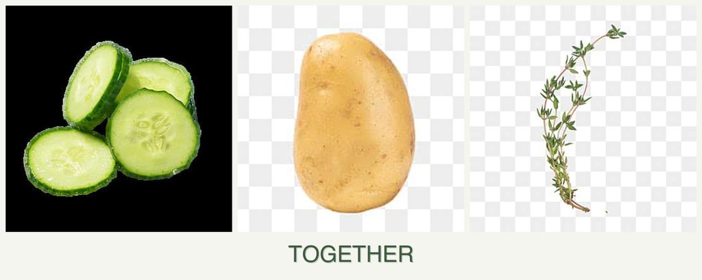 Can you plant cucumbers, potatoes and thyme together?