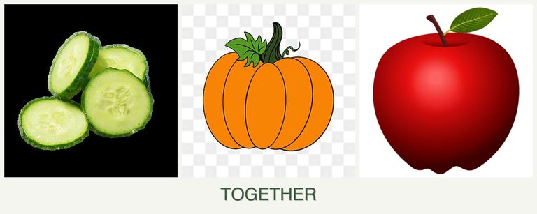 Can you plant cucumbers, pumpkin and apples together?