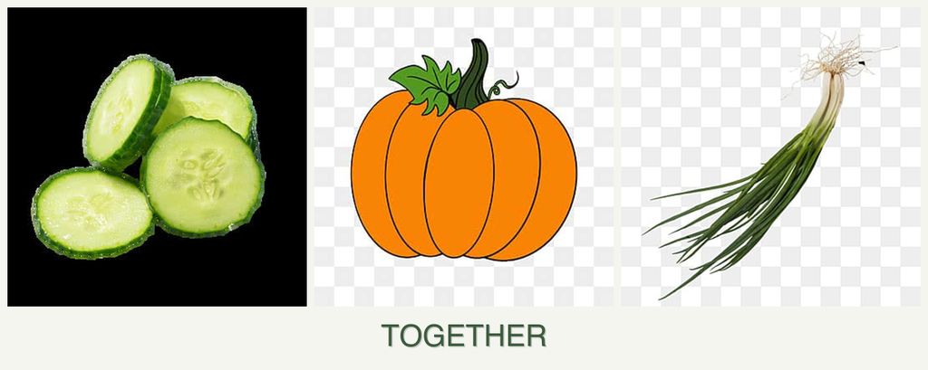 Can you plant cucumbers, pumpkin and chives together?