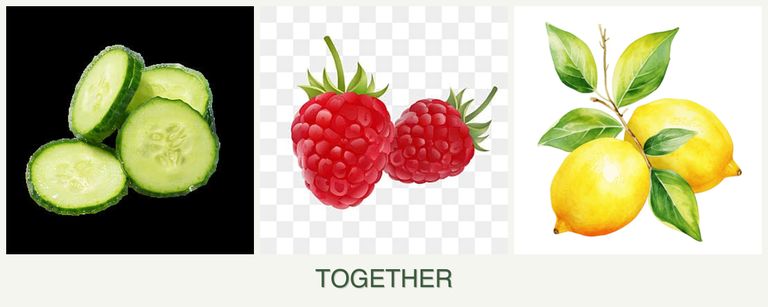 Can you plant cucumbers, raspberries and lemons together?