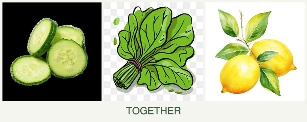 Can you plant cucumbers, spinach and lemons together?