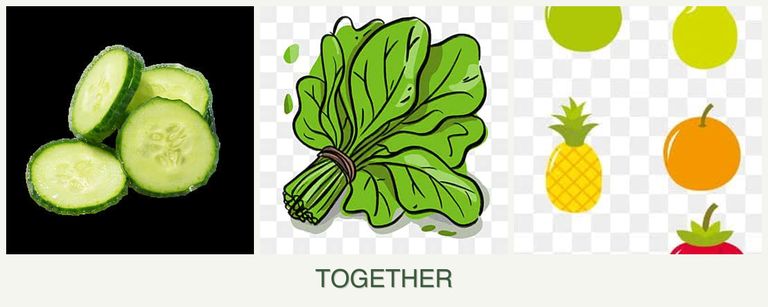 Can you plant cucumbers, spinach and pears together?