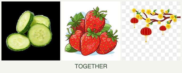 Can you plant cucumbers, strawberries and apricots together?