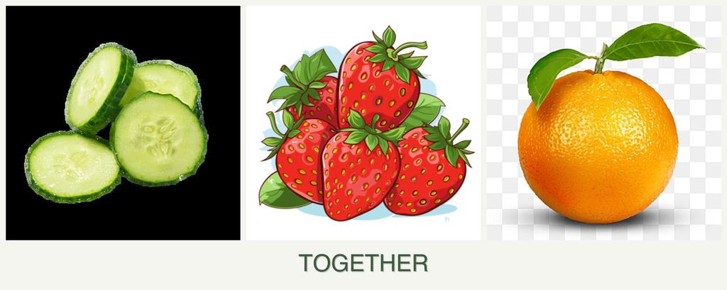 Can you plant cucumbers, strawberries and oranges together?