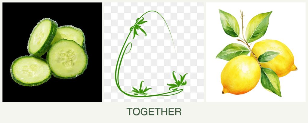 Can you plant cucumbers, tarragon and lemons together?