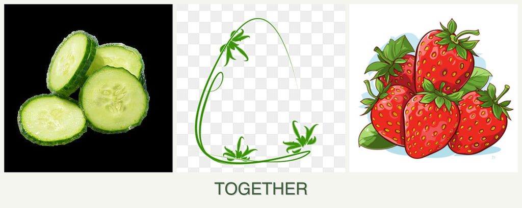 Can you plant cucumbers, tarragon and strawberries together?
