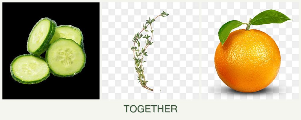 Can you plant cucumbers, thyme and oranges together?