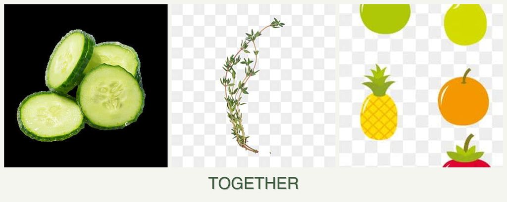 Can you plant cucumbers, thyme and pears together?