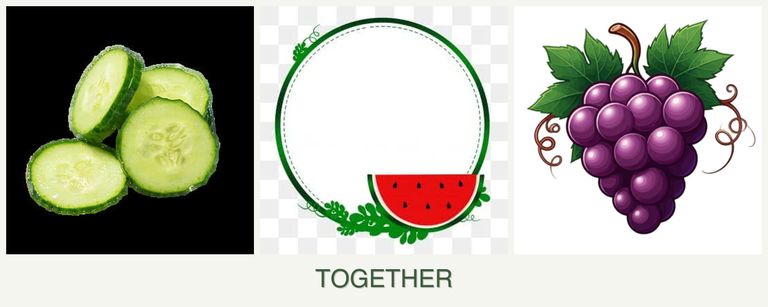 Can you plant cucumbers, watermelons and grapes together?