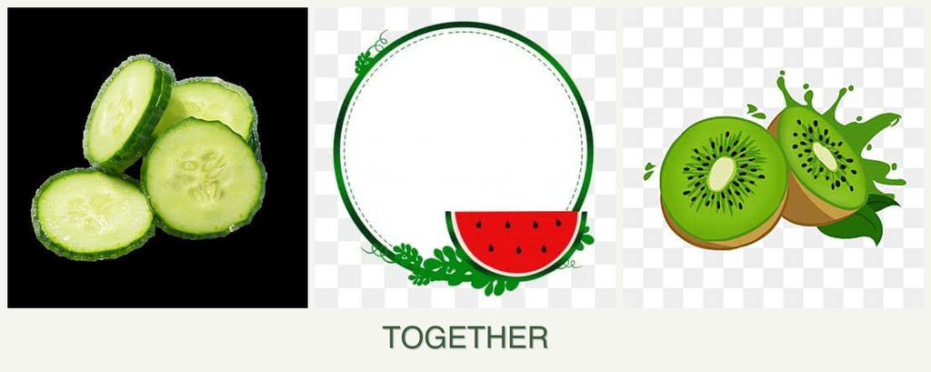 Can you plant cucumbers, watermelons and kiwi together?