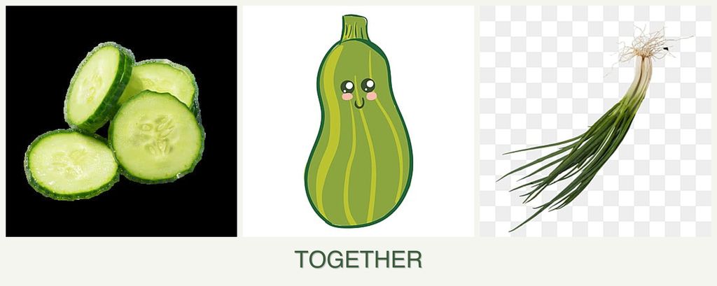 Can you plant cucumbers, zucchini and chives together?