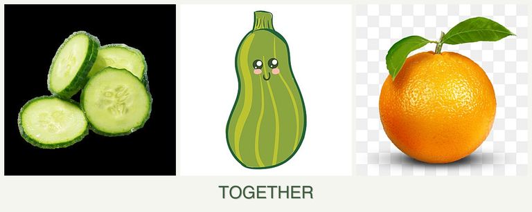 Can you plant cucumbers, zucchini and oranges together?