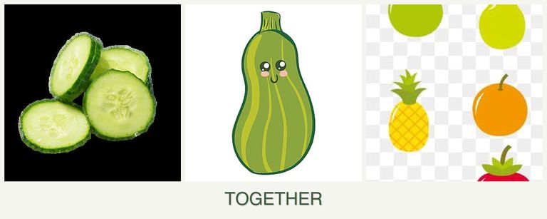 Can you plant cucumbers, zucchini and pears together?