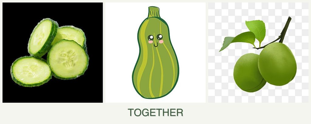 Can you plant cucumbers, zucchini and plums together?
