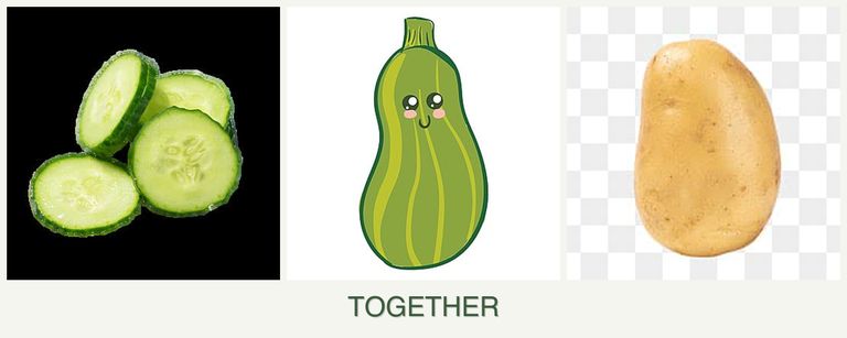 Can you plant cucumbers, zucchini and potatoes together?