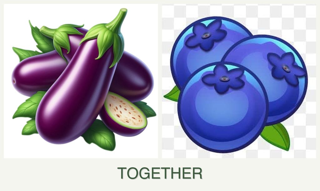 Can you plant eggplant and blueberries together?
