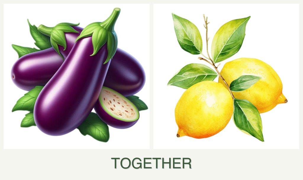 Can you plant eggplant and lemons together?