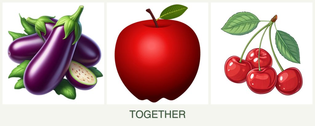 Can you plant eggplant, apples and cherries together?
