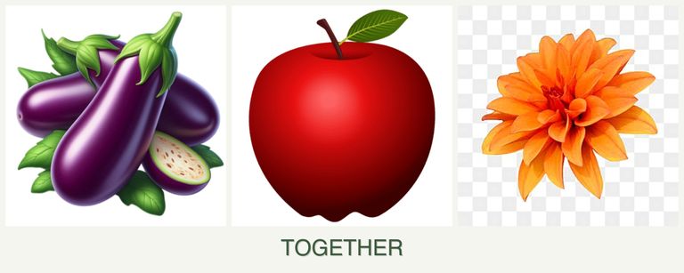 Can you plant eggplant, apples and dahlias together?