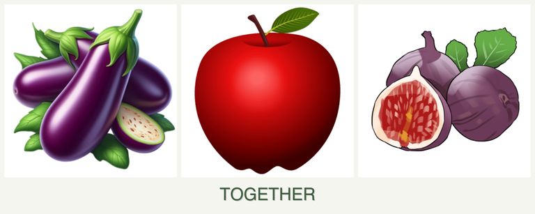 Can you plant eggplant, apples and figs together?