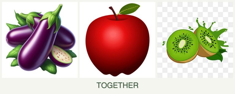 Can you plant eggplant, apples and kiwi together?