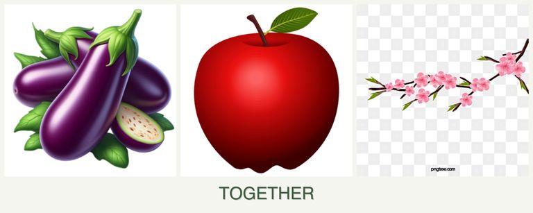 Can you plant eggplant, apples and peaches together?