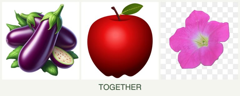 Can you plant eggplant, apples and petunias together?